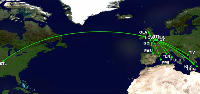 BA's route additions in 2026