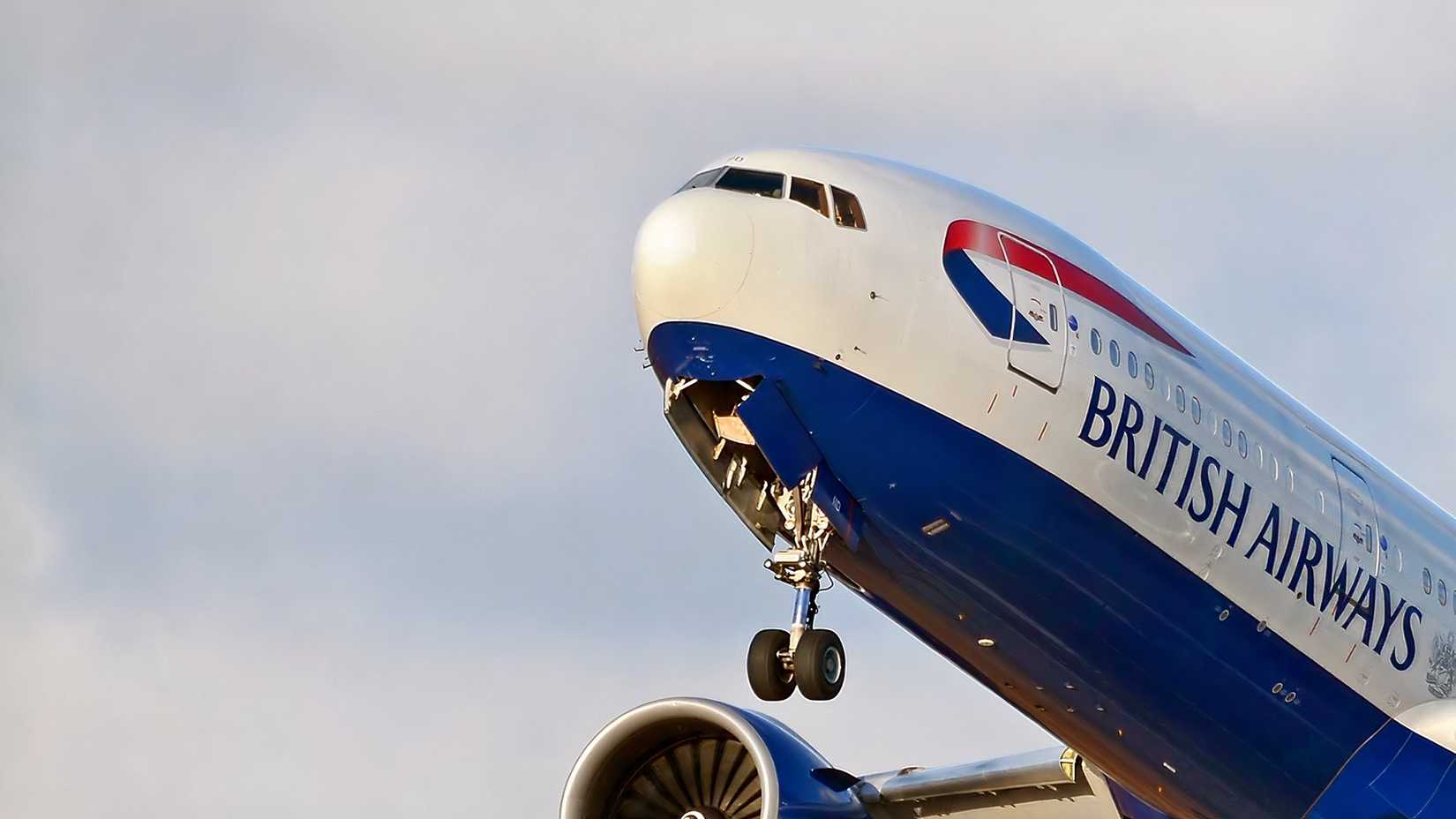 British Airways Boeing 777-200ER on initial climb