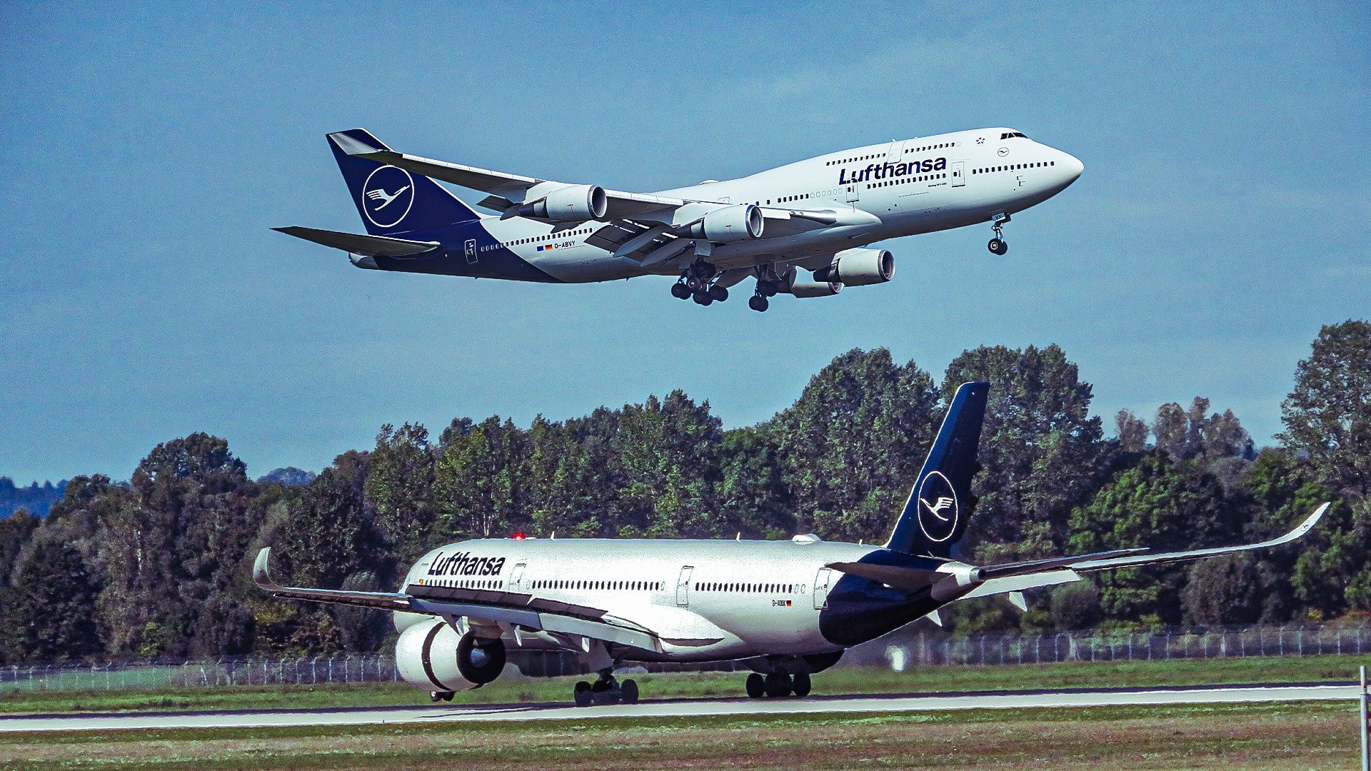 747 or A350 Size Difference