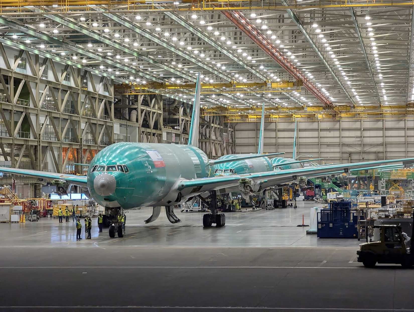 777X fuselages and the Everett factory