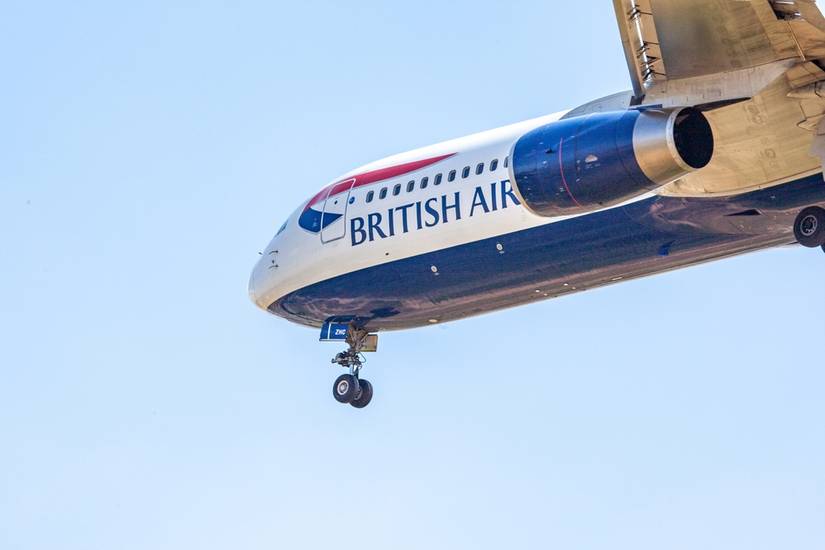 British Airways Boeing 767-336ER on final approach to London Heathrow UK