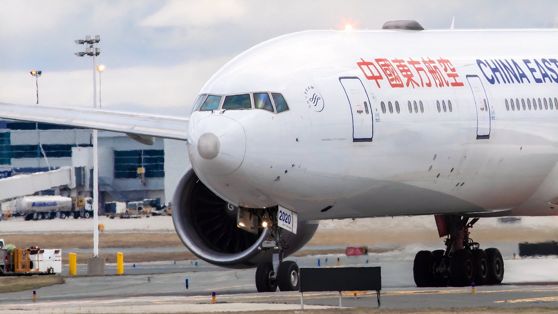 China Eastern Boeing 777-300ER taxiing