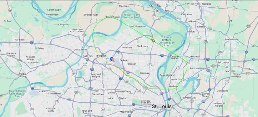 Delta 717 Diversion Map 02Dec25
