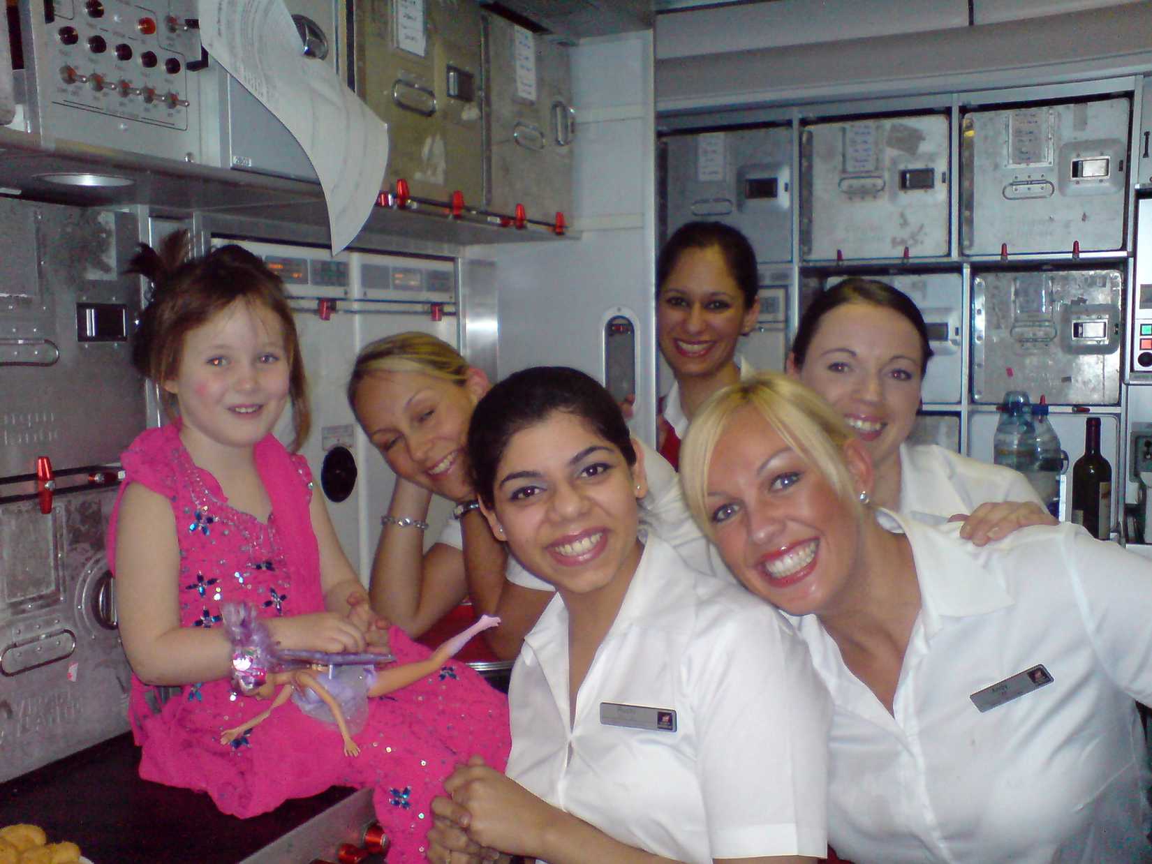 Captain Chris Daughter In Galley