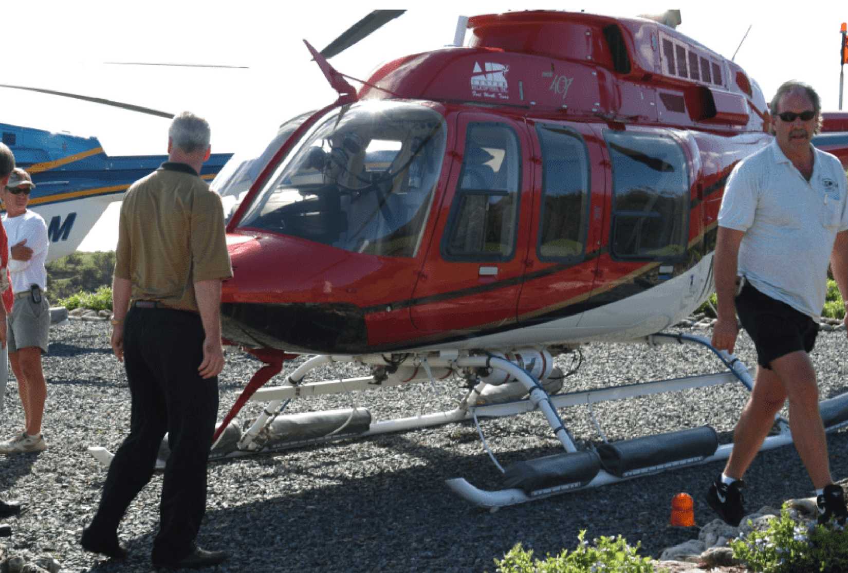 epstein red helicopter