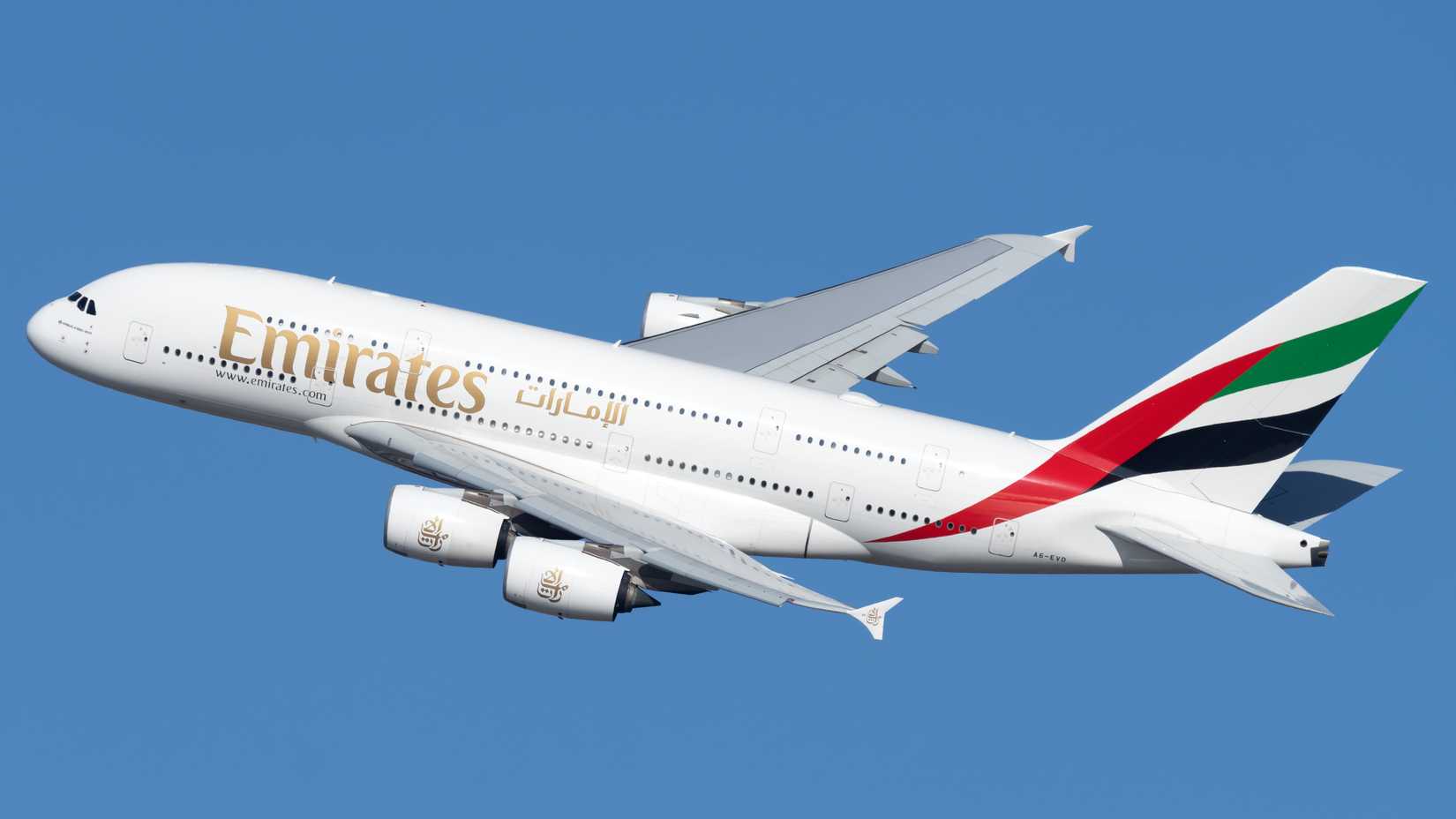 Emirates Airbus A380 by Vincenzo Pace