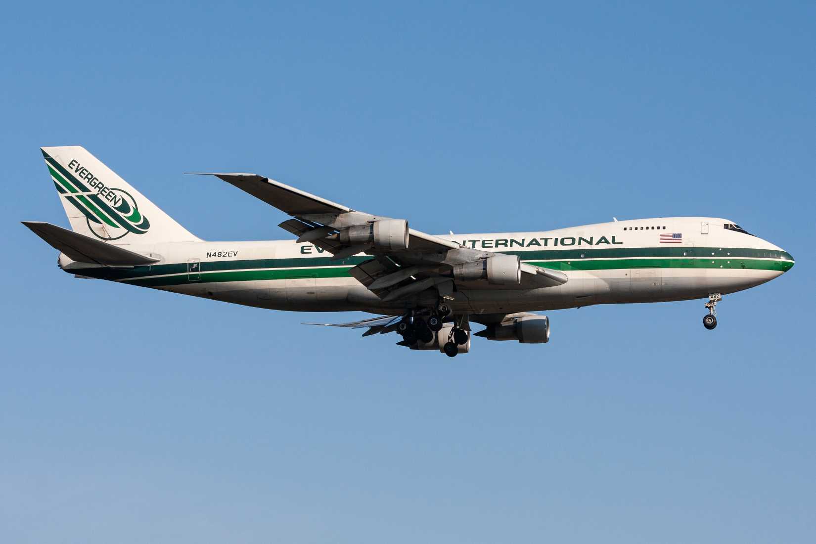 Evergreen International Airlines Boeing 747-200F.