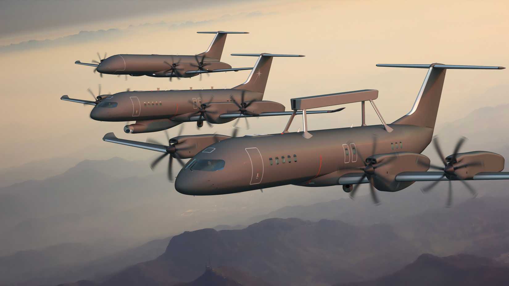 EVIO 810 Multi-Mission Variant Inflight Rendering