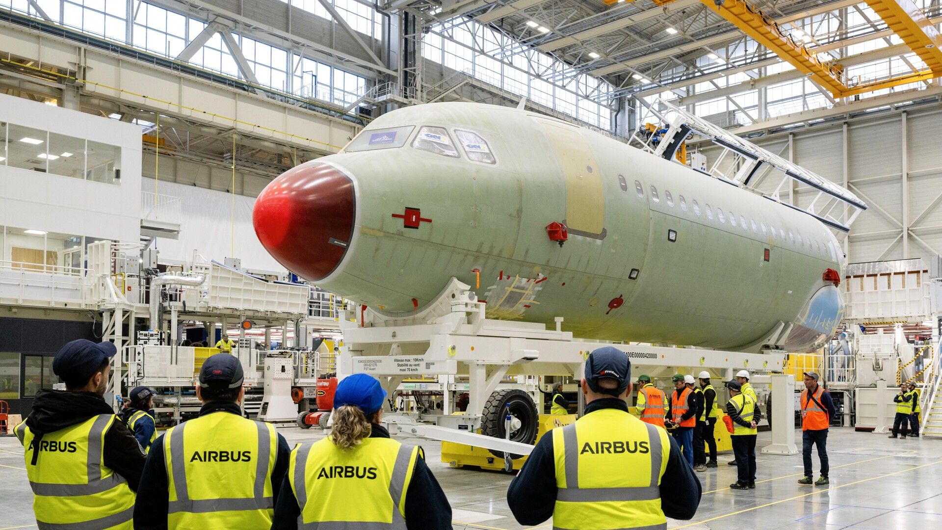 Airbus production in Toulouse