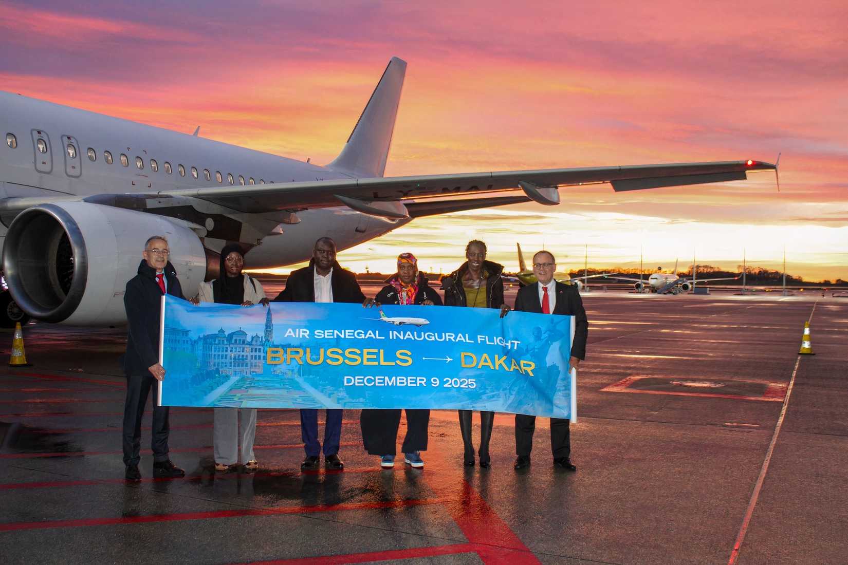 Air Senegal Dakar-Brussels launch