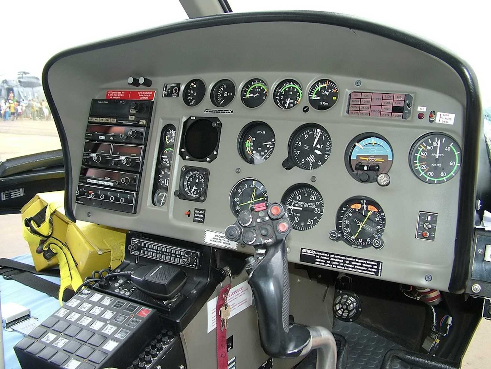 A Look At The Cockpit Of An AS350