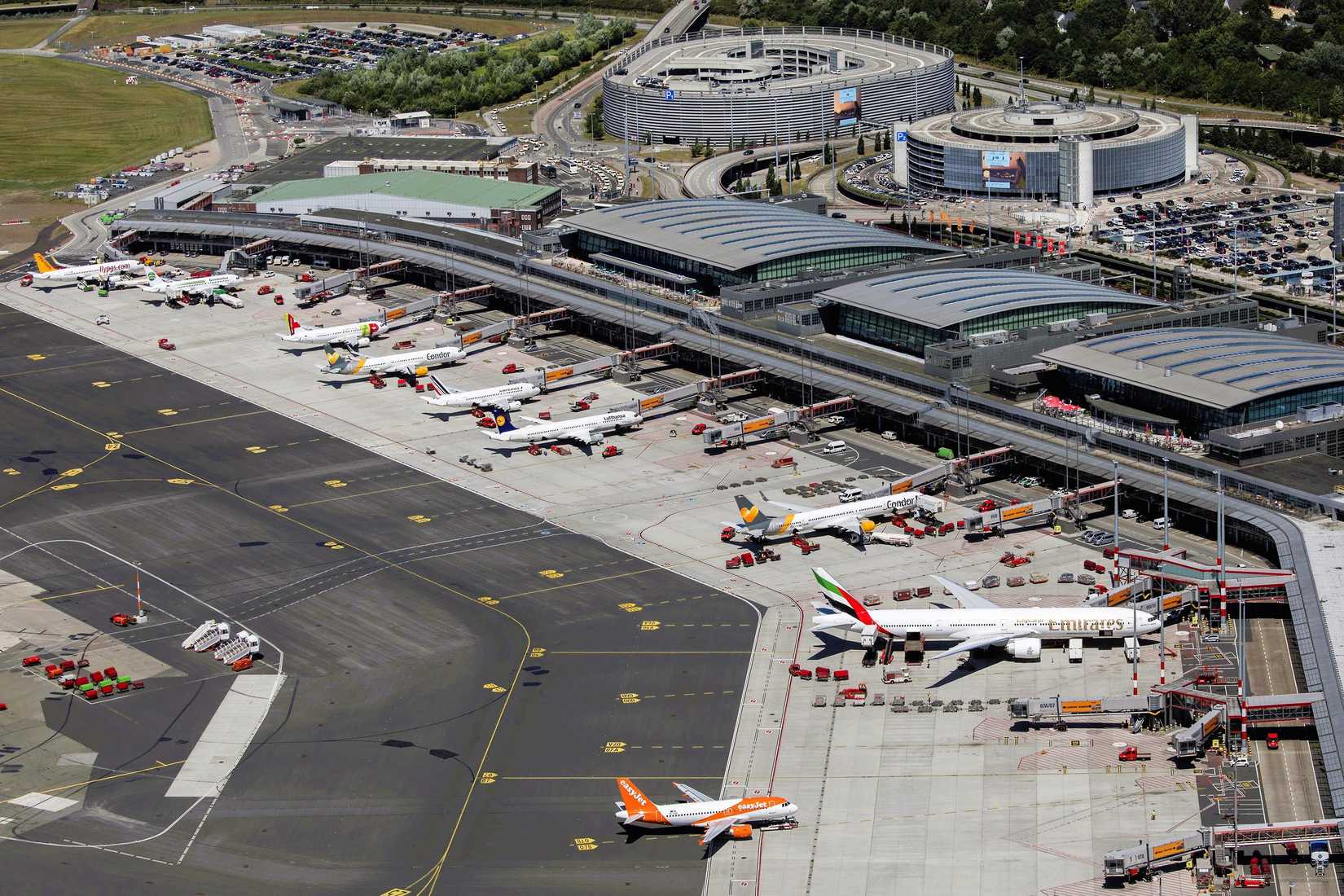 Hamburg Airport from the air