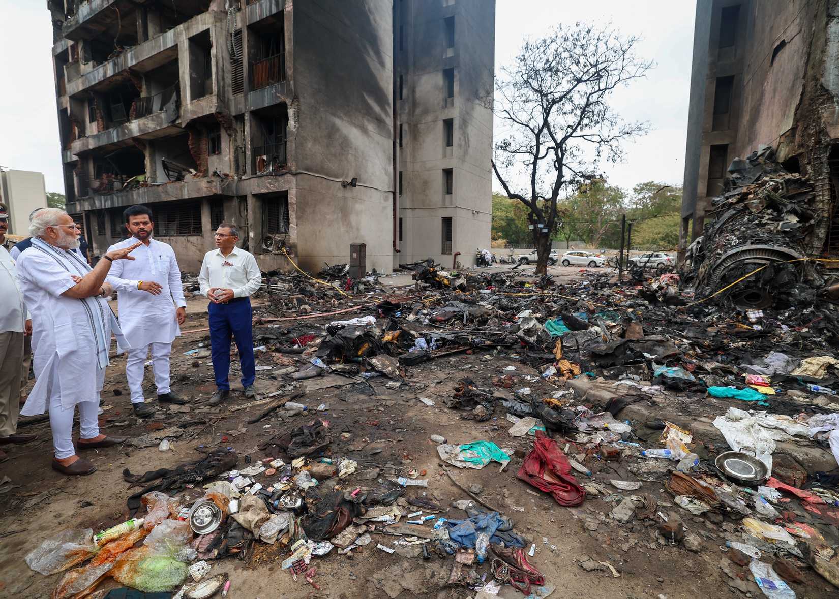 Air India Flight 171 Crash Site