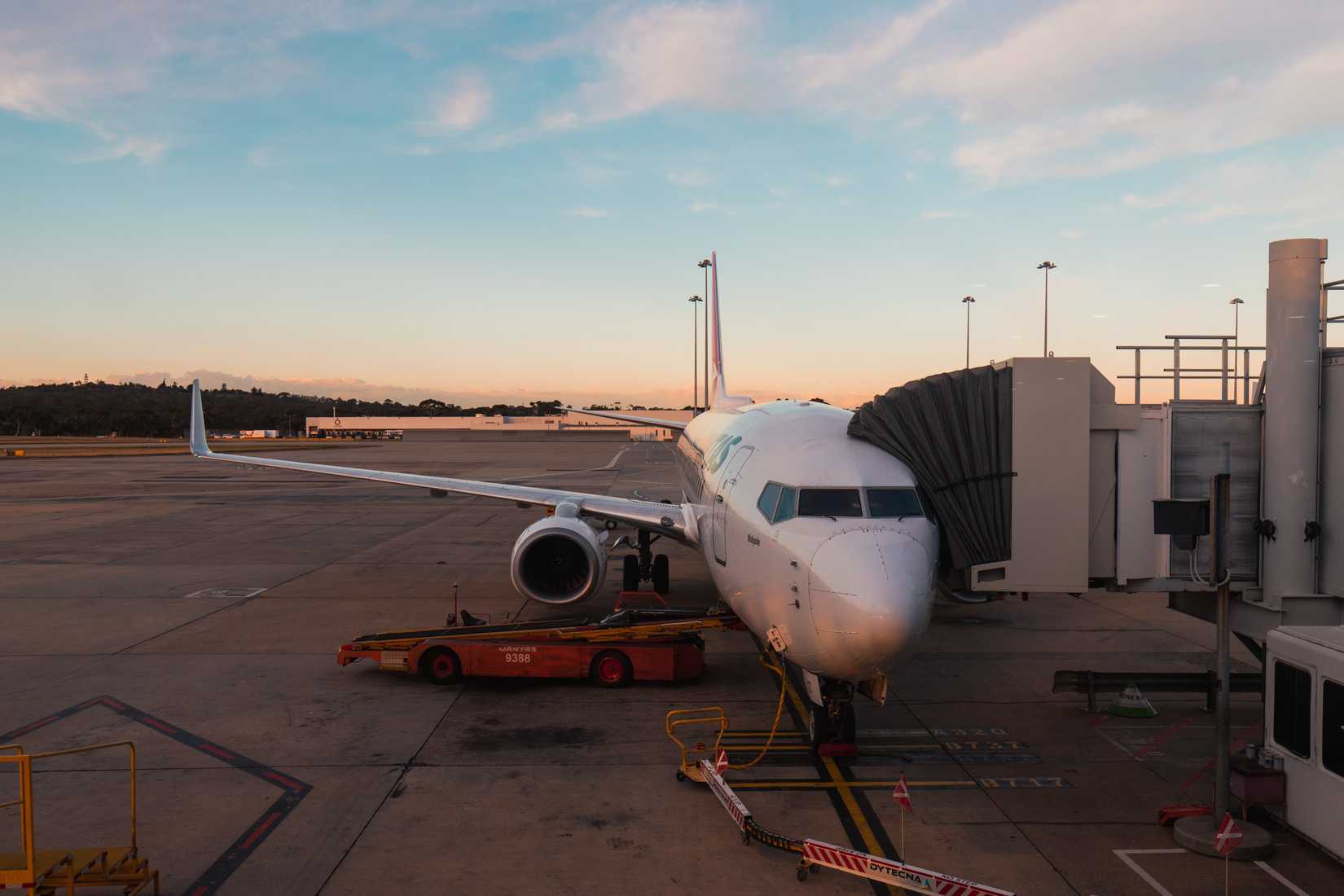 Qantas 737 Parked In Melbourne