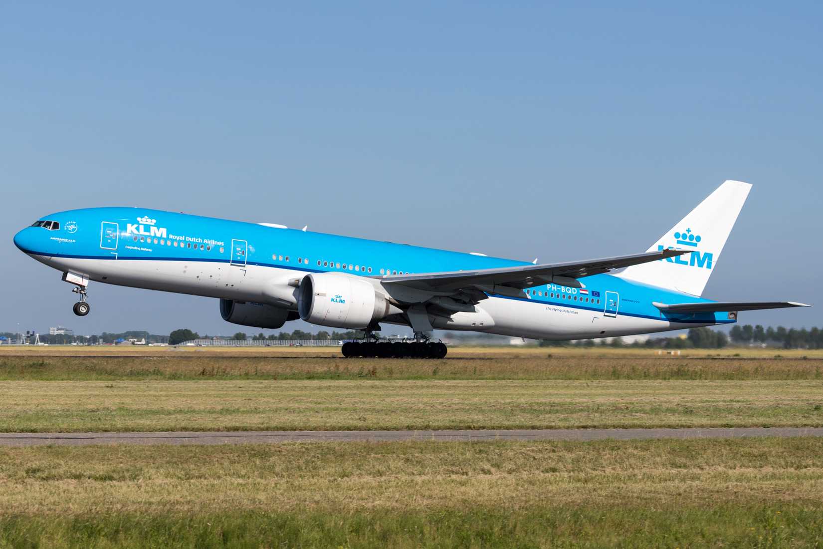 KLM 777 Departing Amsterdam