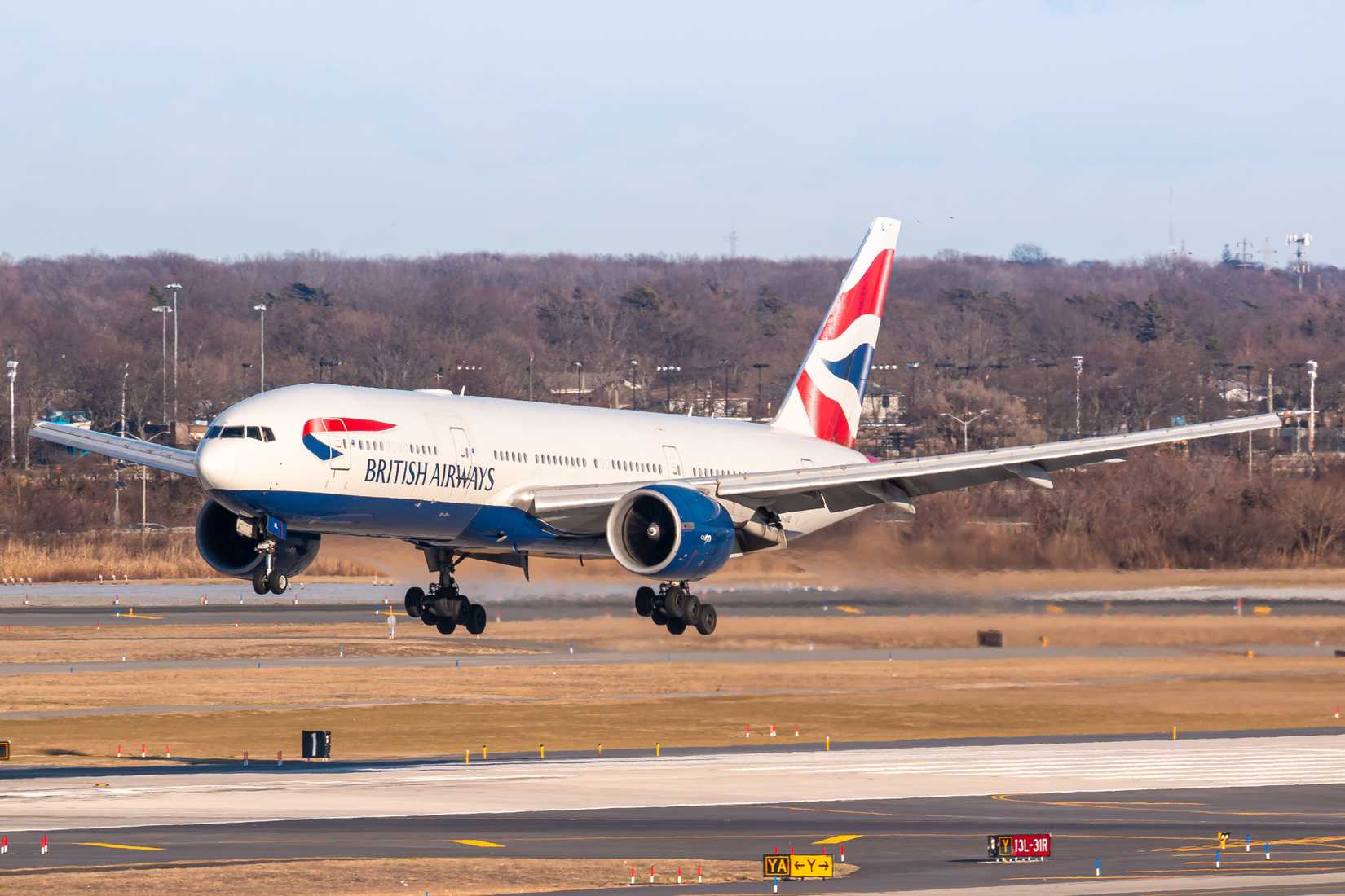 Boeing 777 British Airways приземлився в Нью-Йорку