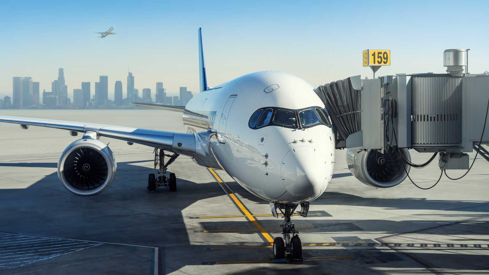 Singapore Airlines A350 At Gate