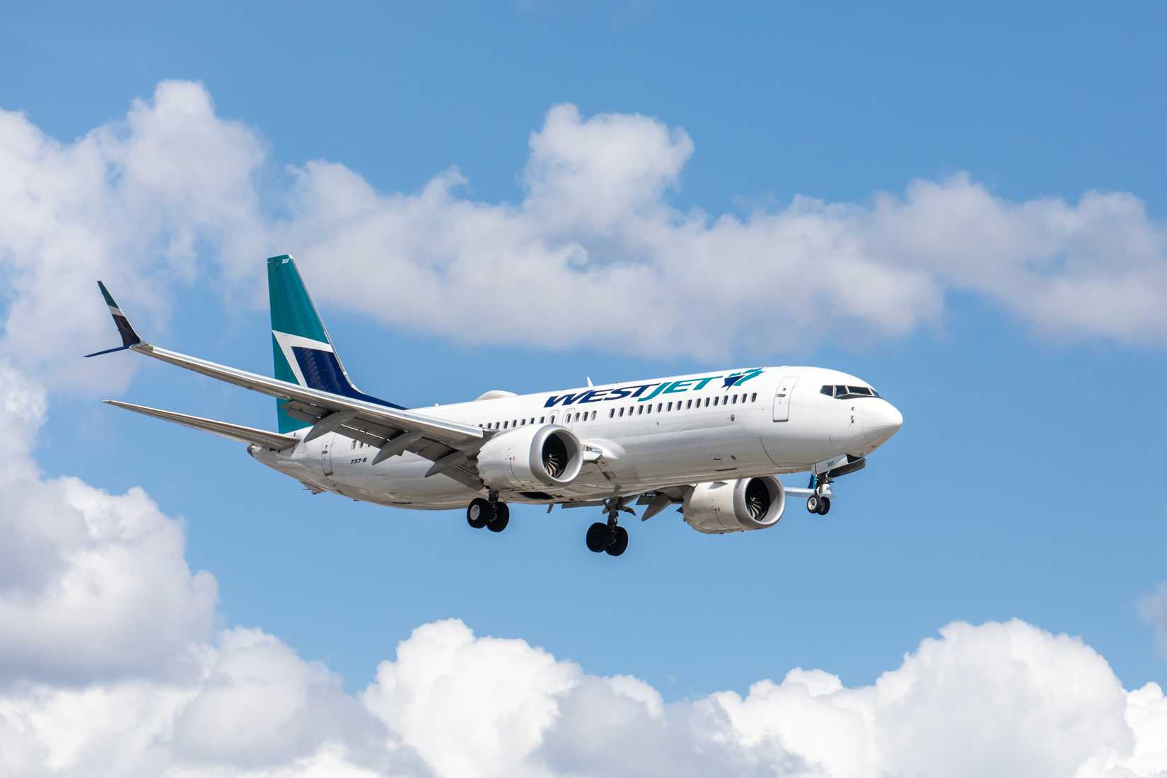 WestJet Boeing 737 aircraft 