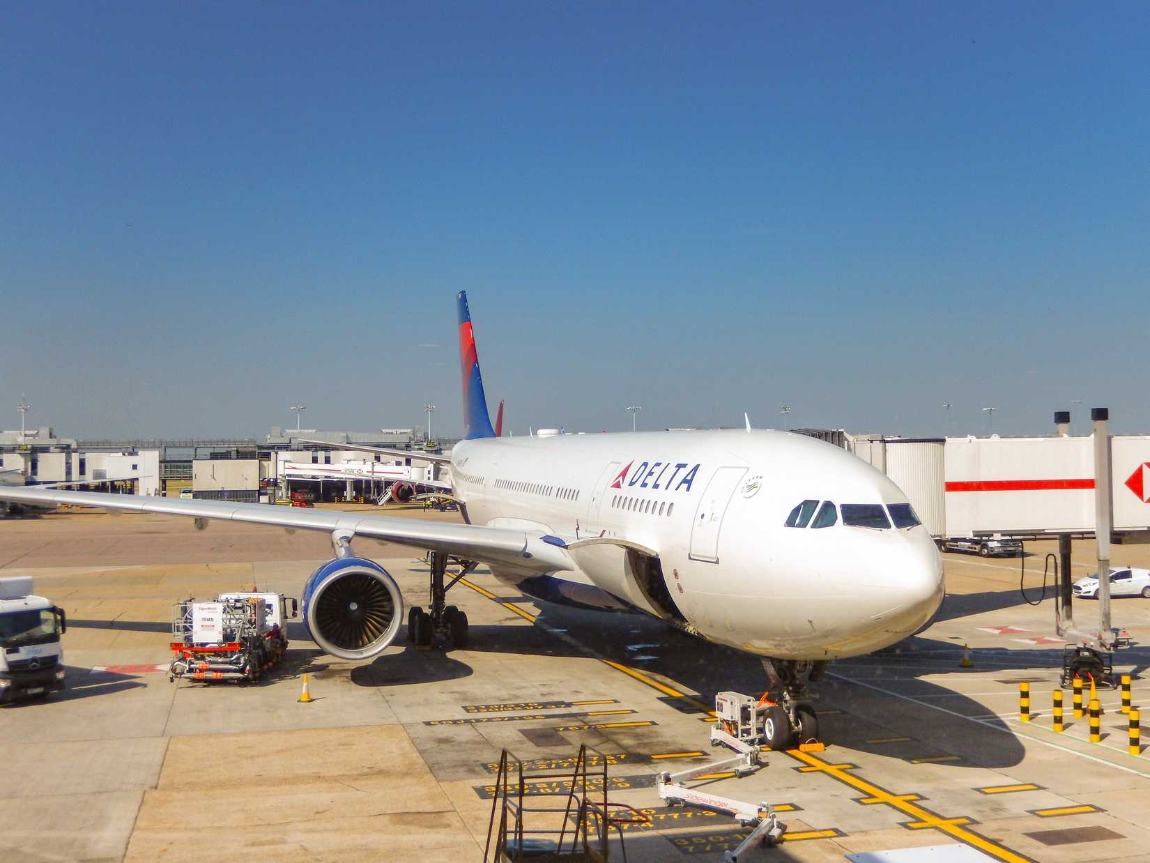 Delta A330 At Heathrow