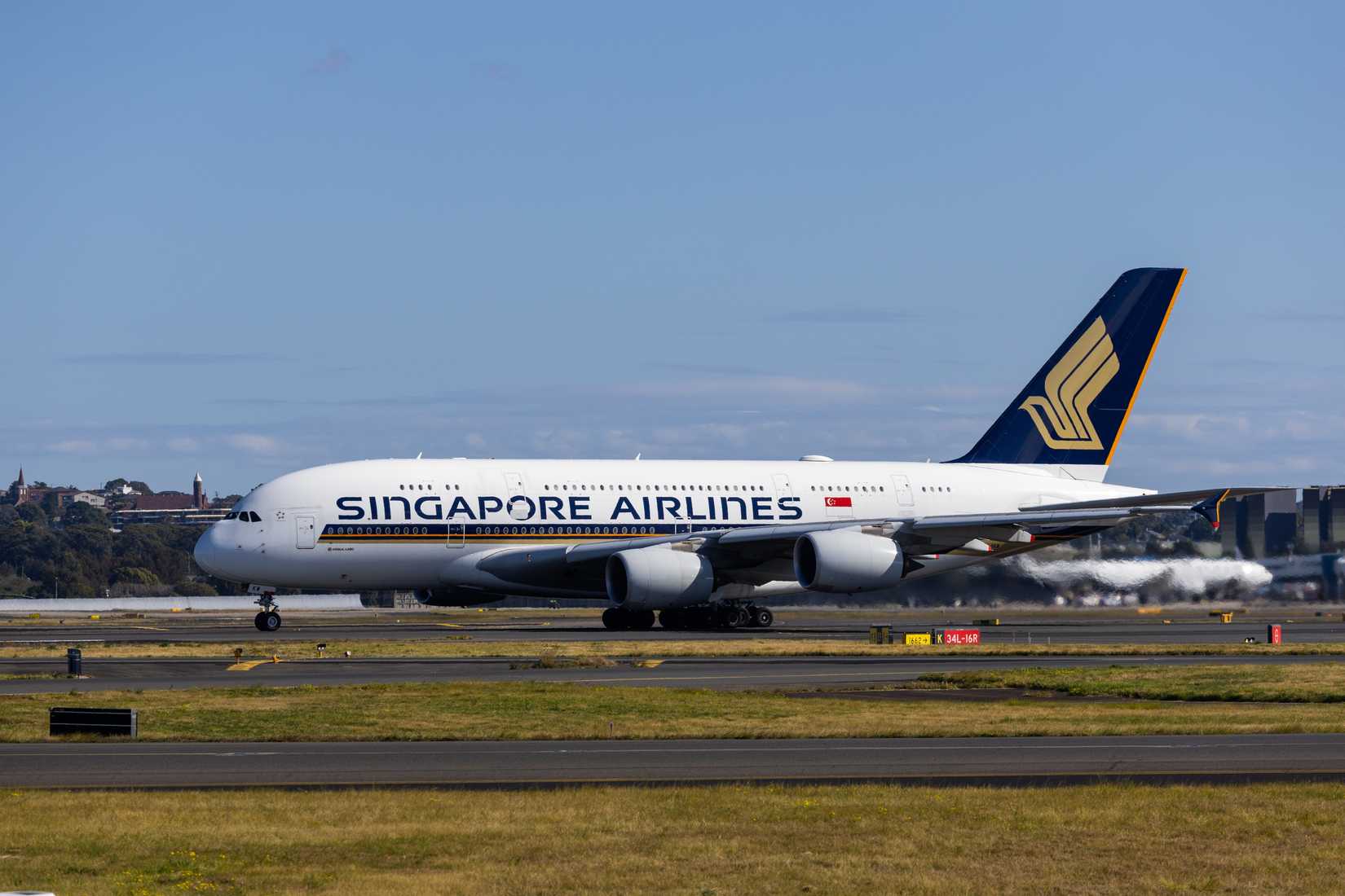 Singapore Airlines A380 In Sydney