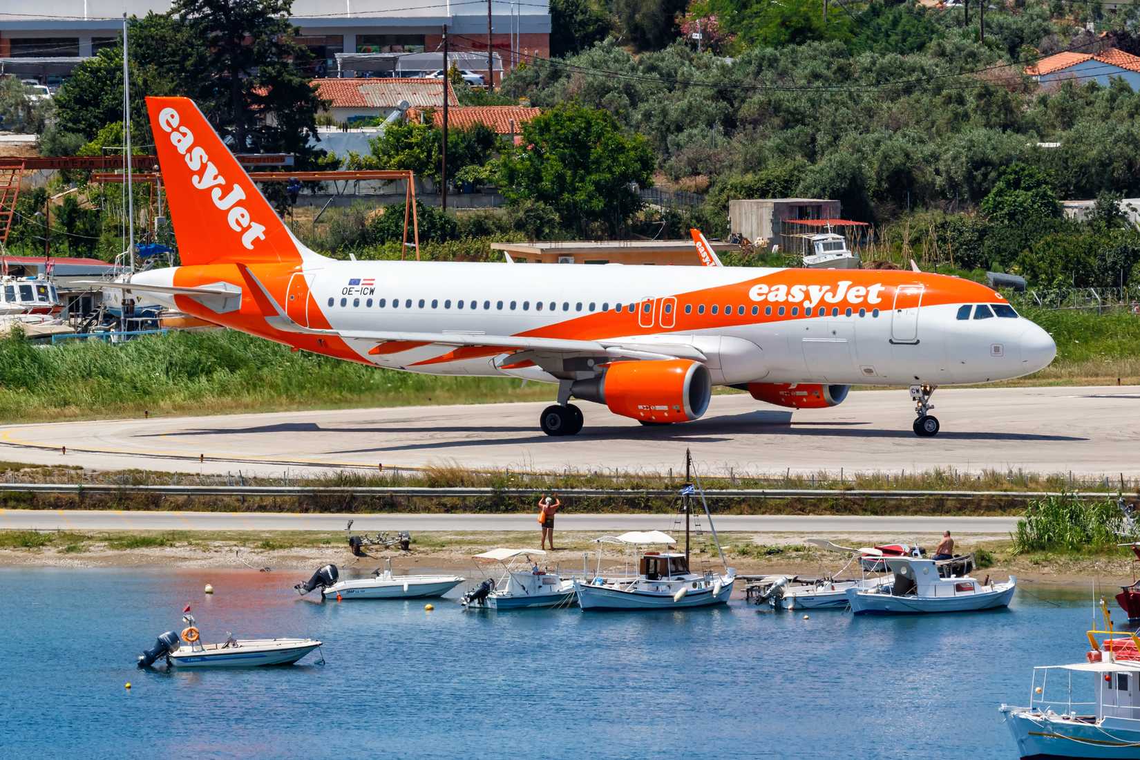 easyJet Airbus A320 In Skiathos