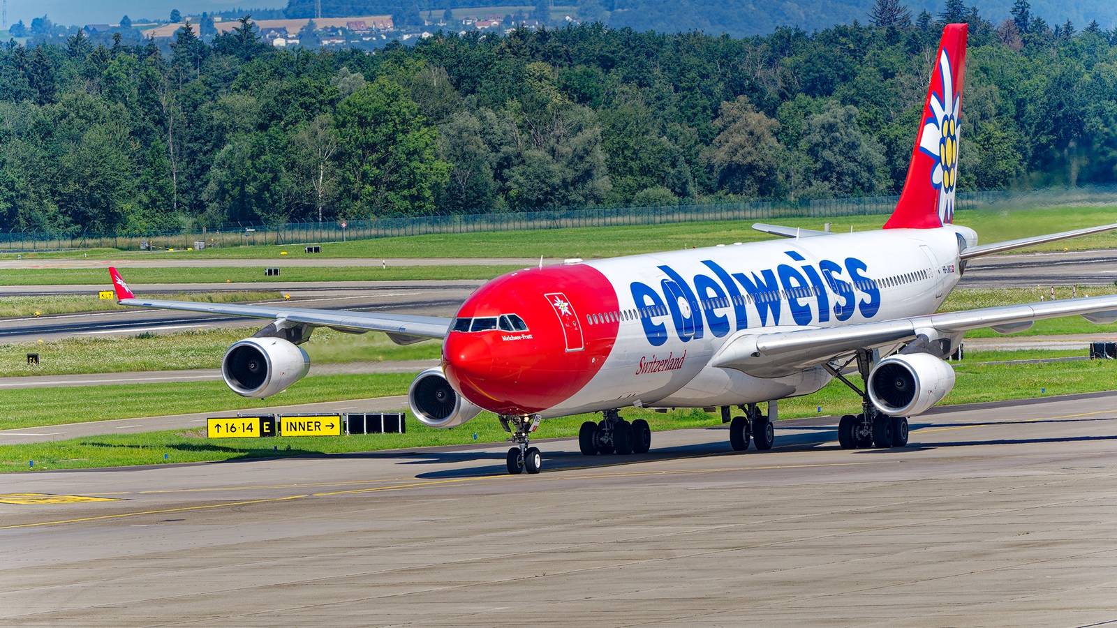 Edelweiss Quickly Repairs Airbus A340-300 After Bird Strike Damages Engine Blades In Zurich