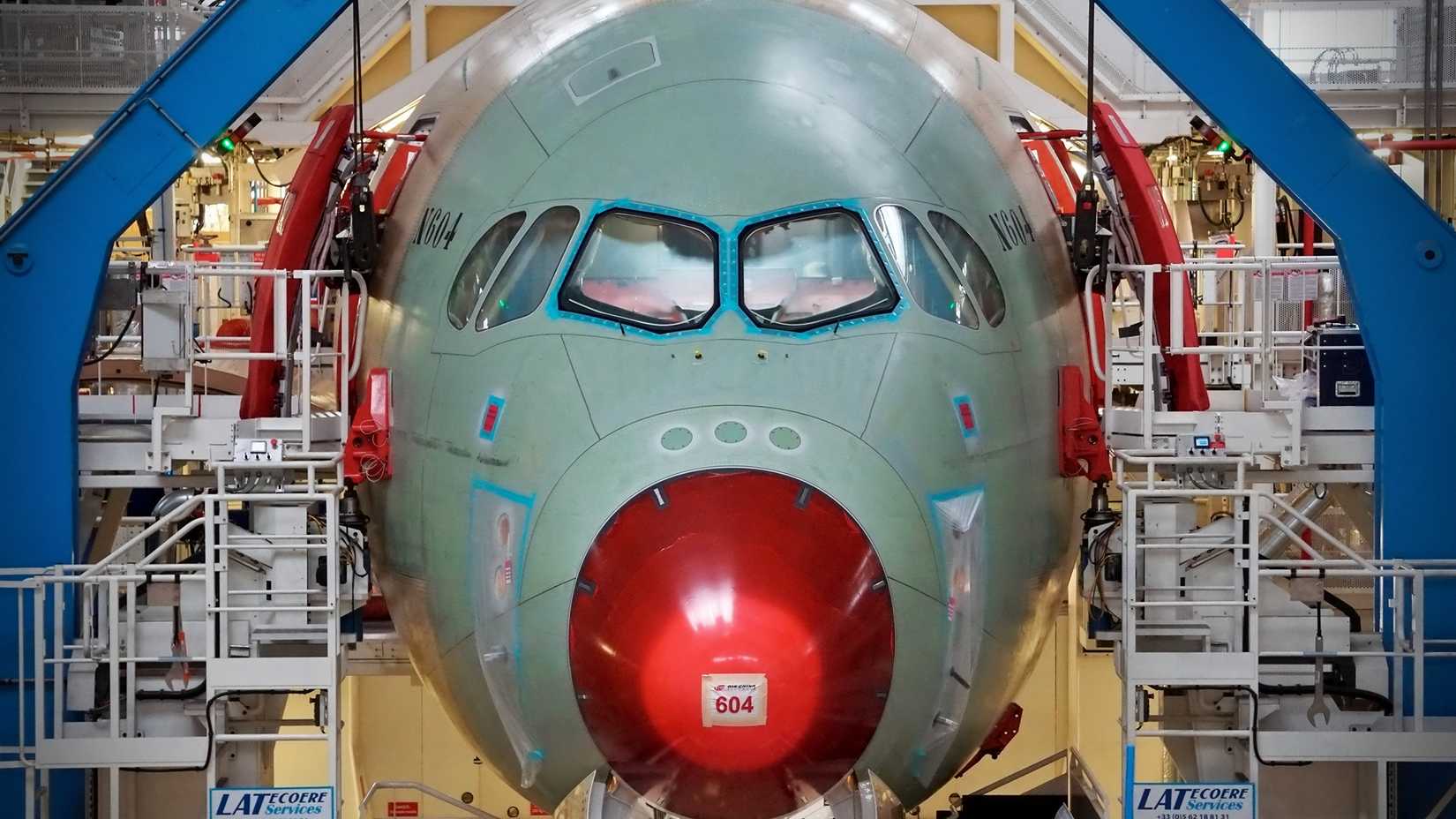 airbus a350 final assembly line