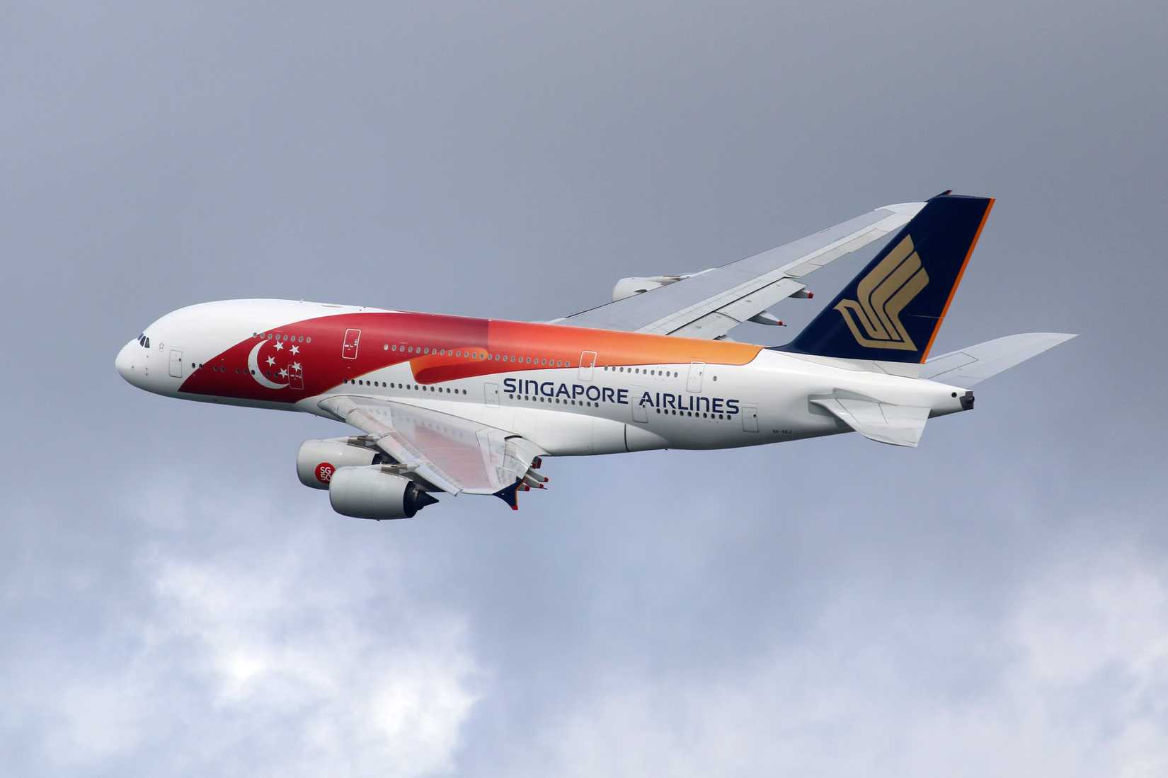 Singapore Airlines Airbus A380 Special livery Inflight