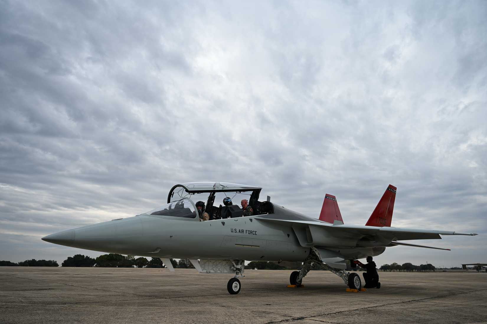 T-7A Trainer Aircraft On The Runway