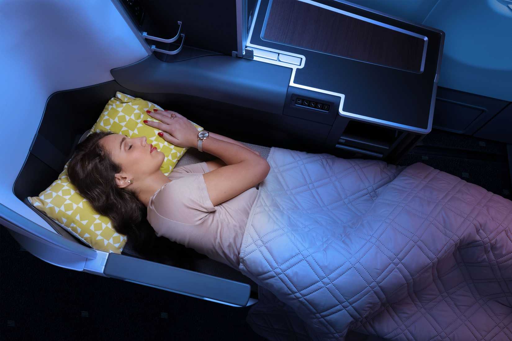 A Look At A TAP Business Class Cabin