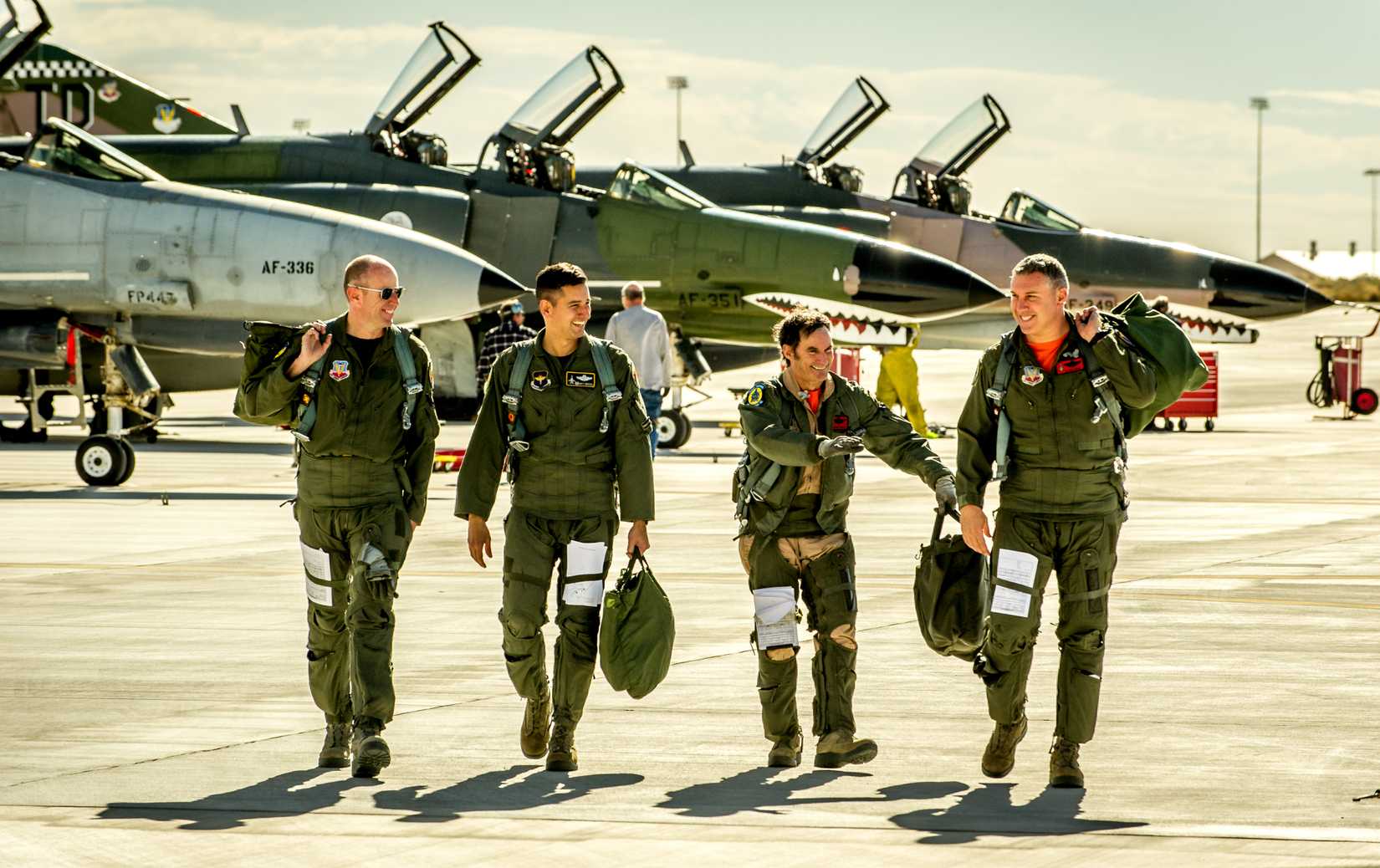 The last active-duty US Air Force pilot to fly the McDonnell Douglas F-4 Phantom II.