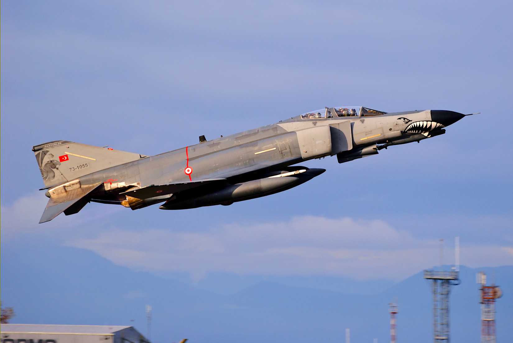 McDonnell Douglas F-4E Phantom II taking off during Poggio Dart 2025 exercise, Istrana AB