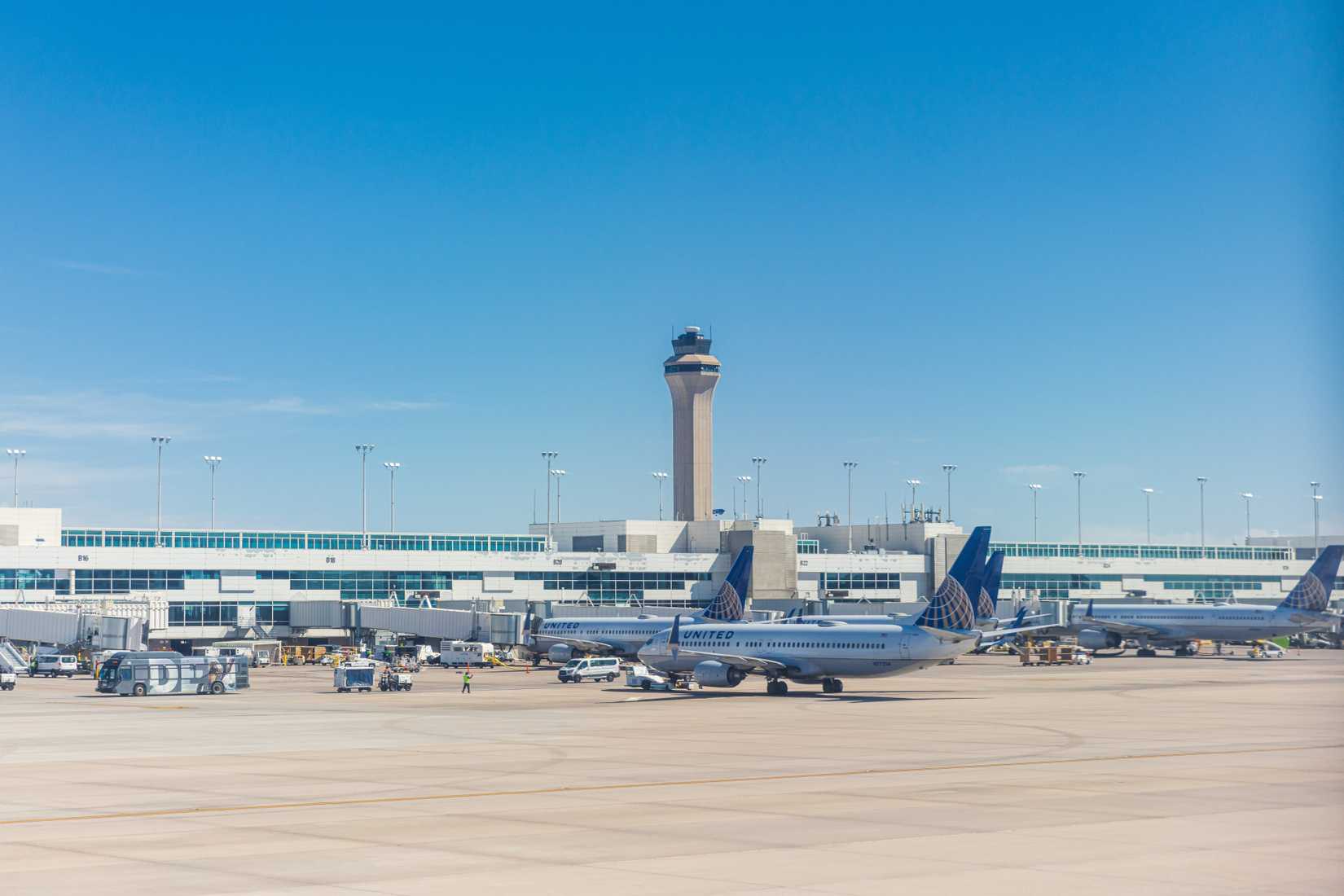 United Airlines aircraft at Denver