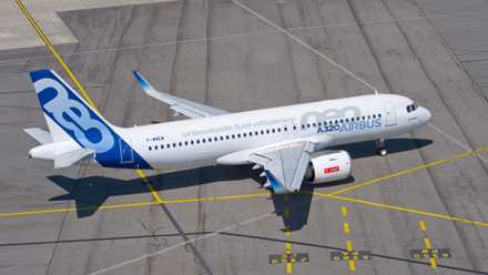 Airbus A320 NEO Taxiing