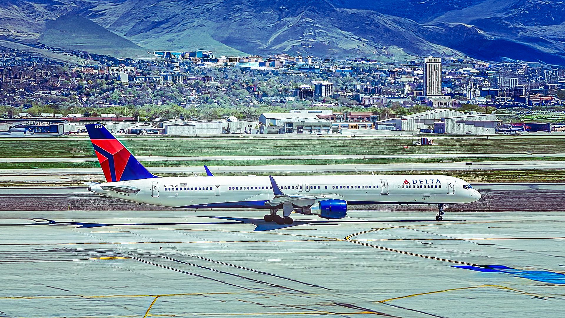 Delta Air Lines Boeing 757-300 aircraft on the runway