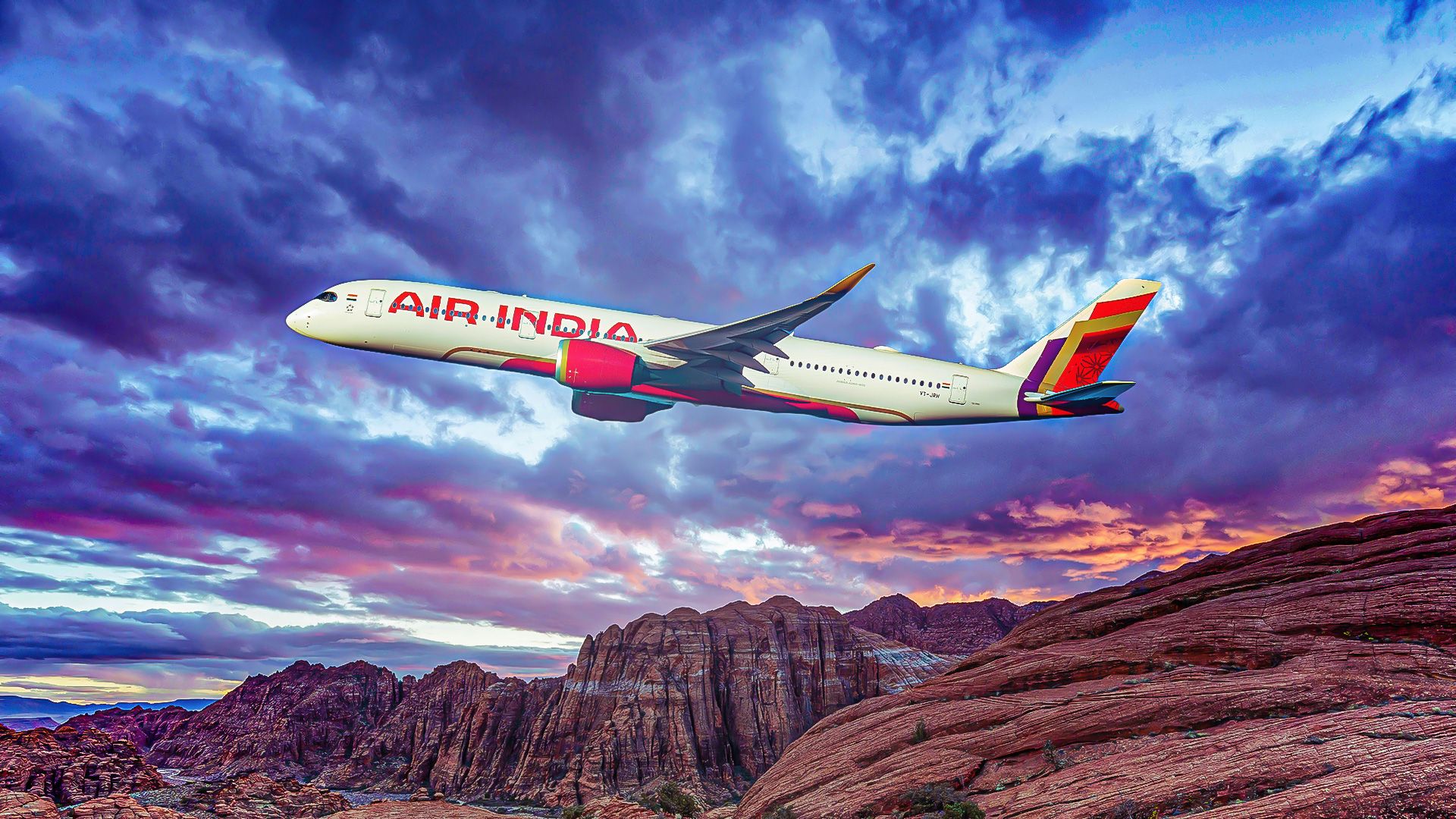 Air India Airbus A350-900 Custom Thumbnail