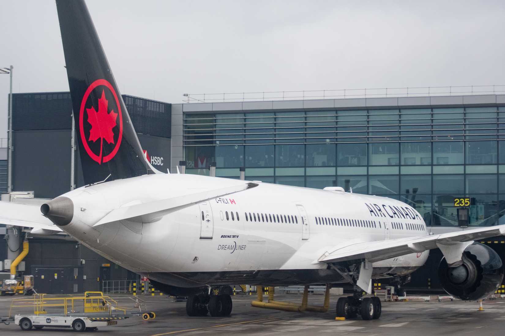 Air Canada 787-9 C-FVLX at Heathrow Airport.
