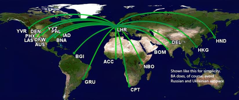 BA A350 network 8M2026