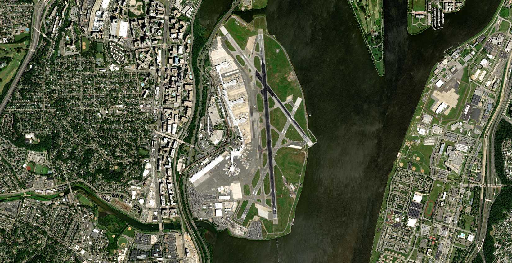 DCA airport birdseye