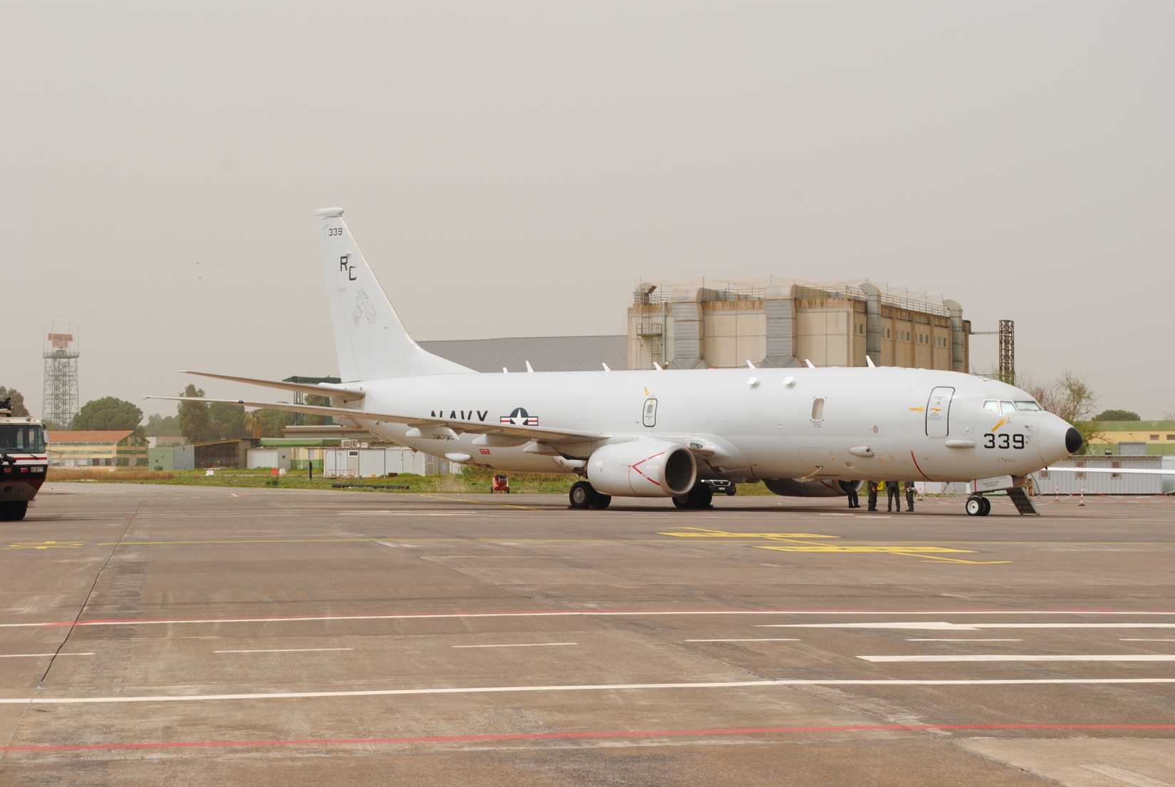 US Navy Boeing P-8 Poseidon used for operations in the Mediterranean 