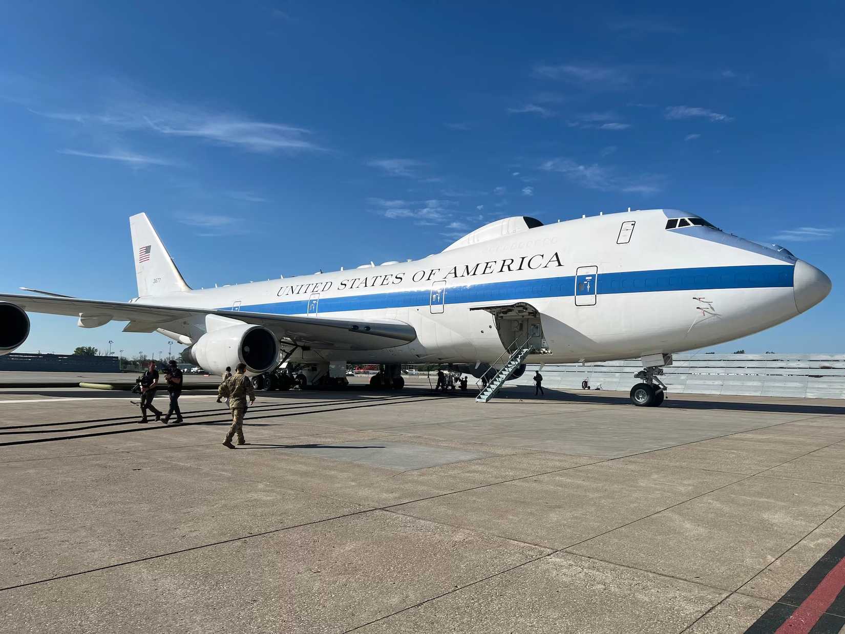 E-4B Aircraft On The Tarmac