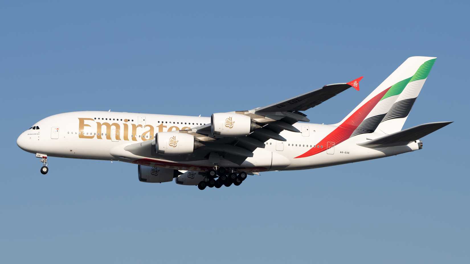 Emirates Airbus A380 new livery
