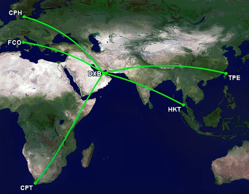 Emirates Adds 5 New Nonstop Airbus A350 Routes: See All Flights Now