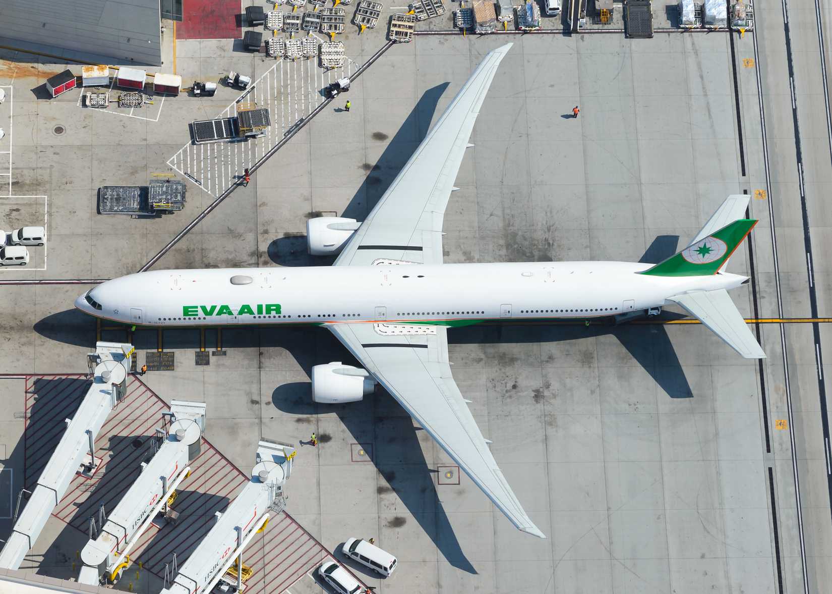 EVA Air Boeing 777-300ER at LAX
