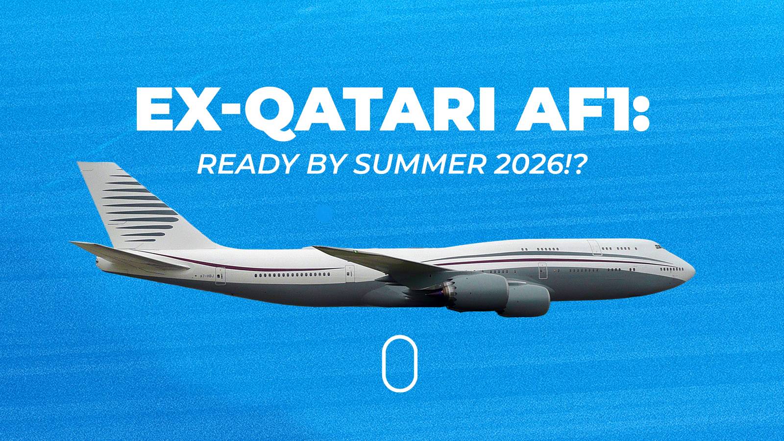 'Gifted' Ex-Qatari 747-8 To Be Operational As Air Force One By Summer?