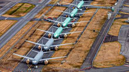 KC-46 production line