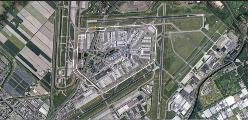 KLM A321neo Taxi Map