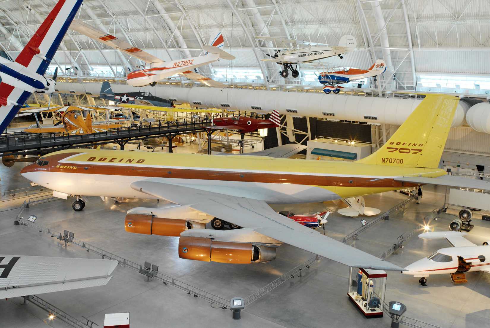 Boeing 707 prototype in static display at National Air and Space Museum