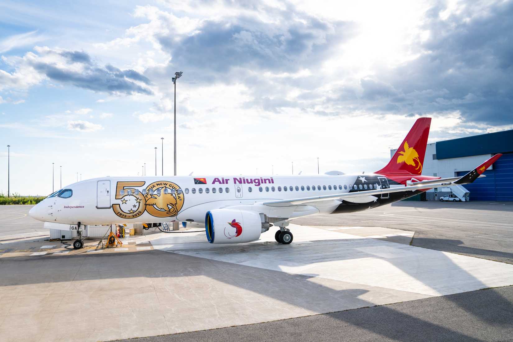 Air Niugini Airbus A220 Delivery