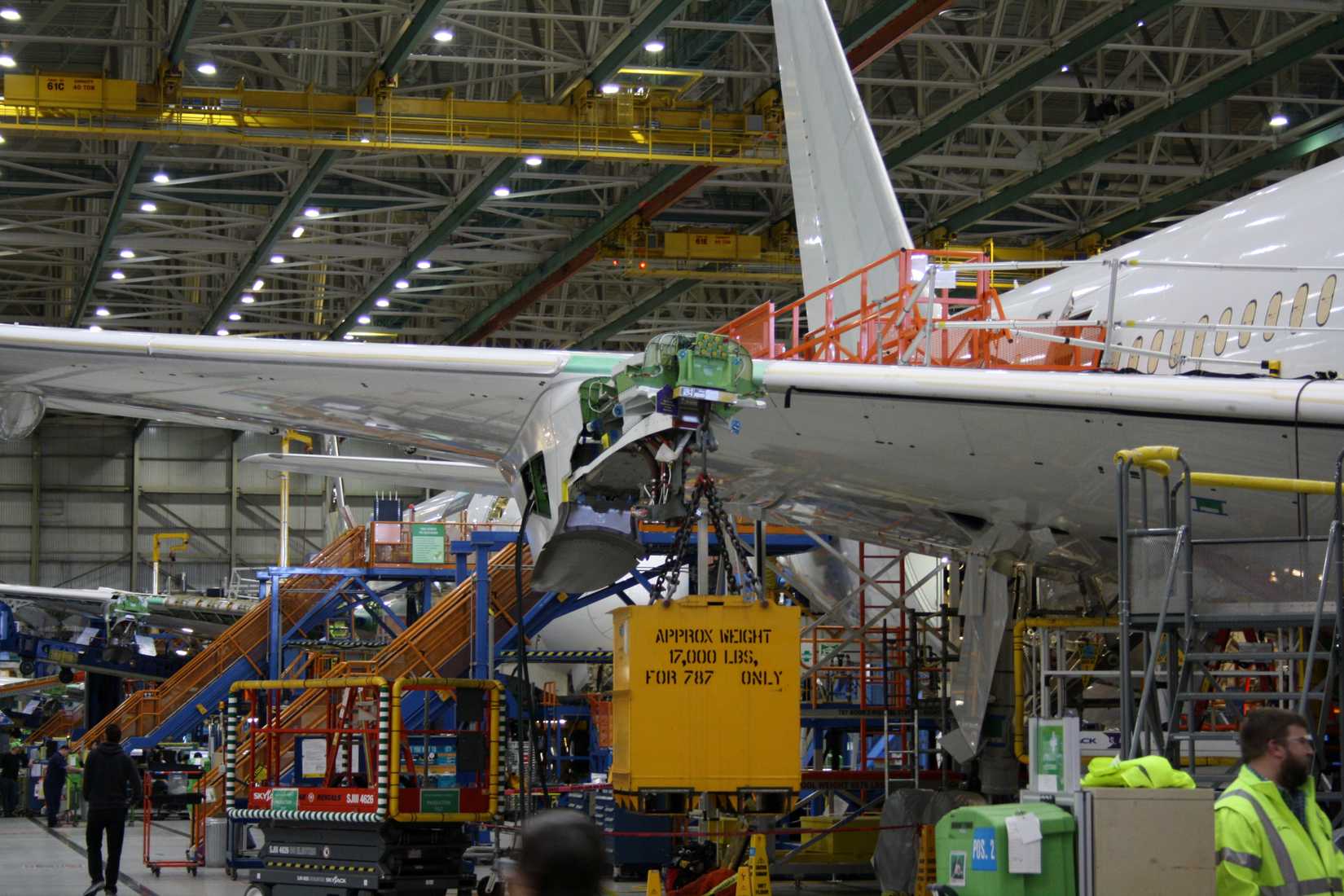 Boeing 787 Being Assembled